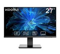 KOORUI 27 Inch FHD Gaming Monitor, 1080P, 100Hz, HDMI+VGA, 99% sRGB, 4ms Response, Eye Care, Virtually Borderless Design