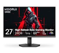 KOORUI 27 Inch Full HD Gaming Monitor 240hz, 1ms, DCI-P3 90% Color Space, FreeSync G-Sync Compatible, (1920 x 1080, HDMI, DisplayPort)