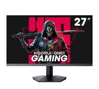 KOORUI 27 Inch Gaming Monitor Full HD (1920 x 1080), 165 Hz, IPS, 1ms, DCI-P3 90% Color Gamut, FreeSync G-Sync Compatible, (HDMI, DisplayPort) Black