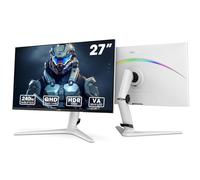 KOORUI 27 Inch Gaming Vertical Monitor VA mini-LED QHD (2560 x 1440), 240 Hz,1ms, HDR 1000, DCI-P3 95% Color Gamut, Adaptive Sync, (HDMI, DisplayPort)