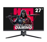 KOORUI 27 Inch QHD Gaming Monitor 144 Hz, VA, 1ms, DCI-P3 90% Color Gamut, FreeSync G-Sync Compatible, (2560x1440, HDMI, DisplayPort) Black