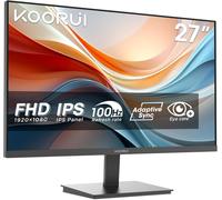 KOORUI E2711F 27Inch FHD Monitor, Gaming 100Hz, IPS Computer Monitors, 1080P PC Screen, Adaptive Sync, 5ms, VESA 100x100mm, Eye Care, HDMI, VGA