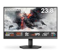 KOORUI G2411P 24 Inch Gaming Monitor, 200Hz, IPS, HDR 400, Full-HD 1080P, 1ms, Adaptive Sync, VESA Mountable, HDMI/DP, Low Blue Light, 99% SRGB