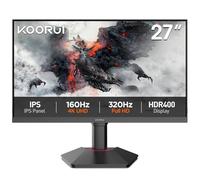 KOORUI G2741L 27 Inch 4K Gaming Monitor, 160Hz+UHD/320Hz+FHD, 1ms, HDR 400, Fast IPS, Adaptive Sync, Lifting Adjustable, VESA Mountable, HDMI/DP, Low Blue Light, 99% SRGB