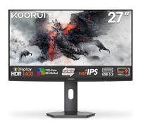 KOORUI S2741LM 27 Inch 4K Gaming Monitor, 160Hz+UHD/320Hz+FHD, Mini-Led IPS, 1ms, HDR 1400, Adaptive Sync, Lifting Adjustable, VESA Mountable, USB/Type-C, 99% SRGB