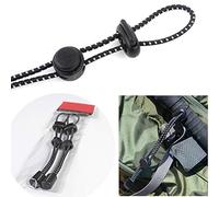 Kooshy Walking Stick - 2 Pcs Hiking Pole Holder with Plastic Buckle & Elastic Rope Lanyard, Mountaineering Climbing Trekking Outdoors