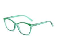 KOOSUFA Cat Eye Reading Glasses Blue Light Blocking Spring Hinge Fashion Transparent Frame Computer Readers Eyewear Eyeglasses for Women 1.0 1.5 2.0 2.5 3.0