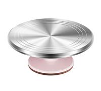 Kootek Aluminium Alloy Revolving Cake Stand 12 Inch Rotating Cake Turntable for Cake, Cupcake Decorating Supplies