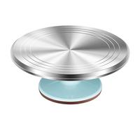 Kootek Aluminium Alloy Revolving Cake Stand 12 Inch Rotating Cake Turntable for Cake, Cupcake Decorating Supplies