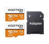 KOOTION 64GB Micro SD UHS-I Card 2Pack - Up to 90MB/s Read Speed, 4K UHD Video, U3 A1 V30