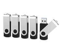 KOOTION 64GB USB 3.0 Stick 5Pack Flash Memory Stick Thumb Drive Jump Drive with Swivel Design for Storage