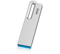 KOOTION USB 64GB 3.0 Memory Stick Waterproof Flash Drive 64G Flash Stick Thumb Drive Silver