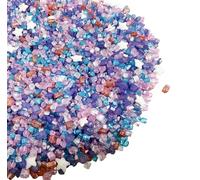 KOOTIPS Peppermint Colorful Sugar Star Topping, Holiday Candy Cane Finish, Granule Form, 120g, Festive Sprinkles for Cakes, Cookies, Hot Cocoa, Christmas Desserts