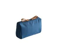 KoovDem Waterproof Portable Women Makeup Bag Cosmetic Bag Coin Pouch Storage Bag Mini Lipstick Bag Small Bag Toiletry Bag Organizer Case(Blue)