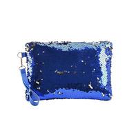 KoovDem Women Vintage Sequined Purse - Large Capacity Shiny Handbag with Solid Color Glitter, Elegant for Party, Date & Commute(Silver)
