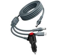 KOOVIVA Starlink Mini 3 in 1 Cable 10FT, 100W 18AWG Power USB C to DC, Cigarette Lighter Plug Car Charger Adapter to DC Replacement Power Cord Compatible with Starlink Mini Accessories Dish