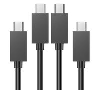 KOOWOD PS5 Controller Charger - 2 Pack 5FT OEM Original 3A Fast Charging Cable USB C to USB C Data Cord Wire Accessories for DualSense, Xbox Series S X Core, Elite Series 2, Switch Controller