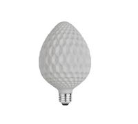 KOOYWAN Large Decorative LED Light Bulbs Milk White Glass Strawberry Shape Dimmable 4W 2700K E26 1pcs