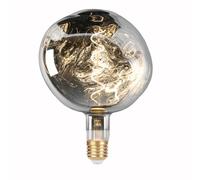 KOOYWAN Silver Huge Rock Art Design Large Edison Decorative LED G200 Light Bulb Industrial 6w Light Bulb Christmas Decor Love Gift E27 led Neon Light Globe