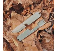 Kopak - 2 in 1 Camping Eating Utensils Set, Kopak Utensil Set, Portable Detachable Fork Combo Set-Folds Neatly for Storage and Unfolds, Durable, Lightweight & Always Ready for Adventure (1)