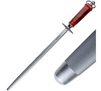 Kopala Efficient 12 InchES Round Honing Steel Magnetized High Hardness Sharpening Rod Knife Sharpener Steel for Kitchen Knives, Honing Rod with Gift Box