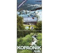 Kopaonik National Park tourist map 1:40,000 Serbia - Kosovo