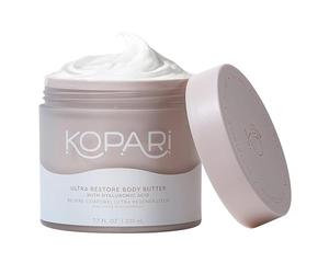 Kopari Ultra Restaurant Body Butter with Hyaluronic Acid, Vitamin B5 & Coconut Oil for Long Term Hydration | Silky Smooth Body Moisturizing Lotion for