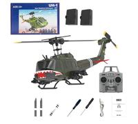 Kopeetechy RC Helicopter, C032 UH-1 Huey Remote Control Helicopter, One-Key Takeoff Landing, 3D Flight, Altitude Hold, Optical Flow Positioning, Gift for Teens Adults