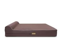 KOPEKS Dog Bed Chew Proof Replacement Cover Memory Foam Beds - Brown - Extra Large (Jumbo Size)