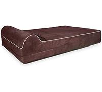 KOPEKS Dog Bed Replacement Cover Memory Foam Beds Cover Only - Brown - Extra Large