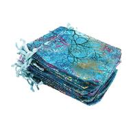 Kopida 100Pcs Organza Bags with Drawstring, Organza Gift Bags Organza Mesh Jewelry Pouches, Candy Bags for Easter, Halloween, Wedding Party Favors