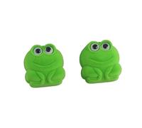 Kopida 2 Pcs Mini Velvet Ring Box Creative Frog Shaped Jewelry Case Ring Earring Display Box for Wedding, Proposal, Engagement, Ceremony, Birthday Gift