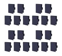 Kopida 20Pcs Refillable Perfume Bottle Paper Card, Black, Plastic Free, 11.2*7.5cm, Reusable, Perfume Bottle Holder