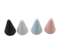 Kopida 4 Pcs Cone Ceramic Ring Holder Tower for Jewelry, Jewelry Ring Holder Cone Shaped Display Stand for Engagement or Wedding Rings