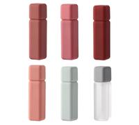Kopida 6Pcs Empty Lip Gloss Tubes, 6ml Mini Refillable Lip Gloss Tubes with Wand, Plastic Lip Balm Lip Gloss Containers DIY Beauty Cosmetic Container
