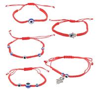 Kopida Bracelets 5PCS Hand Braided Bracelets Braided Red Thread Bracelets For Women Men Demon Eye Beads String Lucky Woven Charm Jewelry Fashion Bangles