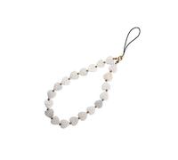 Kopida Heart Shape Beaded Phone Lanyard, Cell Phone Charm Wrist Strap Keychain for Women Girl String Strap