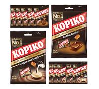 Kopiko Assorted Pack 100g (Pack of 12) Coffee Bag Sweets | 6 x Coffee, 6x Cappuccino Candy