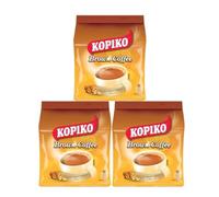 Kopiko Brown Coffee Mix Malaysia Instant Coffee 10 Sachets 275g (Pack of 3)
