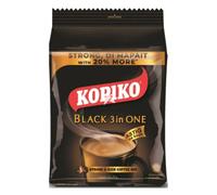 Kopiko Black 3 in ONE Strong & Rich Coffee Mix 10 Sachets (1 Pack)