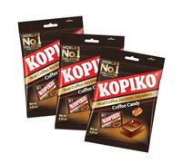Kopiko Coffee Candy 100g x 3 Pack - Instant Coffee Flavoured Hard Sweets