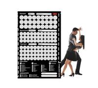 Kopinma 100 Dates Scratch Off Poster, The Love Game Scratch Off Poster Game for Couples Valentine's Day Gifts, Wall Couples Romantic Date Poster Gift for Her and for Her Anniversary