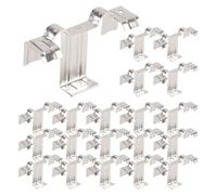 Kopinma 20Pcs Solar Panel Water Drainage Clips, PV Photovoltaic Panel Drainage Buckle Plate, 30mm Solar Panel Water Drain Clip for Water Drain Photovoltaic Solar Panel