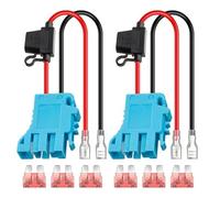 Kopinma 2Pack 12 AWG Wire Harness Connector Replacement for Peg-Perego 12Volt SLA Battery Ride on Vehicle Riding Toys with Fuse