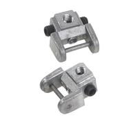 Kopinma 2Pcs Scroll Saw Blades Holders Conversion Kits Pin-Less Adapter Metal Upper/Lower Blade Holders