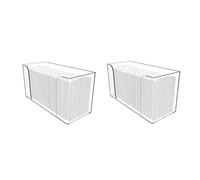 Kopinma 2X Countertop Paper Towel Dispenser,Clear Guest Towel Napkin Holder, for Z-Fold, C-Fold or Multi-Fold Paper Towels