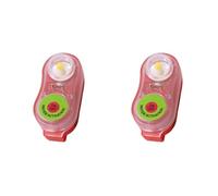 Kopinma 2X Life Jacket Strobe Light, Positioning Beacon, Rescue Vest LED Emergency Lights, Waterproof Clip-on Flashing Light, Seawater Self Life-Saving Vest Light for Boating, Sailing, Fishing