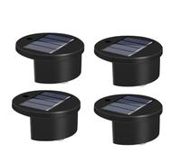 Kopinma 4pack Solar Light, Solar Powered Swimming Pool Edge Lights for Inground Pools, Above Ground Waterproof Wireless Outdoor LED Deck Lights for Stairs, Step, Fence, Yard, Patio, and Pathway Decor