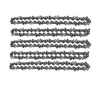 Kopinma 5 Pack High Performance Chainsaw Chain 6 inch Bar Chain Saw, Low- Chain, Mini Saw Guide Chain for Effective Sawing Operations and Garden Tasks