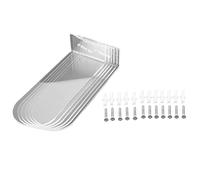 Kopinma 6 Pack Floating Shoe Shelves,Transparent Acrylic Wall Mounted Shoe Display Shelves,for Display Collectible Shoe&Sneaker
